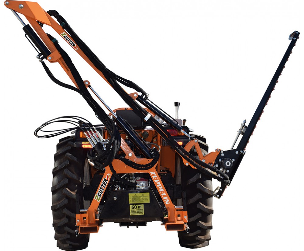 Podadora en altura para tractor con joystick